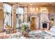 Grand lobby with seating area, fireplace, and large windows at 9101 Alta Dr # 505, Las Vegas, NV 89145