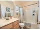 Clean bathroom with tub, shower, and updated vanity at 1336 Allegheny Moon Ter # 103, Henderson, NV 89002