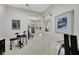 Music room with drum set and adjacent hallway at 1805 Prichard Ave, Henderson, NV 89052