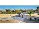 Private backyard with a basketball court at 1964 Westwind Rd, Las Vegas, NV 89146