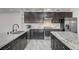 Modern kitchen with large island and stainless steel appliances at 1964 Westwind Rd, Las Vegas, NV 89146