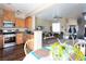 Open-concept design with a view from the kitchen to the living room, creating an inviting space at 4625 Centisimo Dr # 202, North Las Vegas, NV 89084