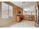 Kitchen view with stainless appliances, wood cabinets, and lots of light at 5201 Progresso St, Las Vegas, NV 89135