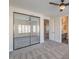 Bright bedroom with mirrored closet doors and carpet at 5423 San Florentine Ave, Las Vegas, NV 89141