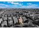 Aerial view of a house with solar panels in a residential area at 5956 Lambert Bridge Ave, Las Vegas, NV 89139