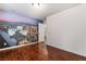 Bedroom with Las Vegas city skyline wall mural at 5956 Lambert Bridge Ave, Las Vegas, NV 89139