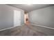 Bedroom with gray walls and carpet flooring at 5956 Lambert Bridge Ave, Las Vegas, NV 89139