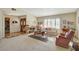 Sunlit living room with ample space for relaxation and entertainment at 6466 Scotch Pine Cir, Las Vegas, NV 89146