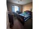 Bright bedroom with a double bed and plenty of storage at 9632 Staff Ln, Las Vegas, NV 89178