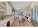 Modern kitchen with stainless steel appliances and ample cabinet space at 1301 European Dr, Henderson, NV 89052