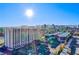 Aerial view of building and surrounding cityscape at 3930 University Center Dr # 307, Las Vegas, NV 89119