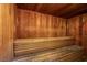 Community sauna with wooden benches at 3930 University Center Dr # 307, Las Vegas, NV 89119