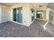 Spacious patio with sliding glass doors and brick flooring at 480 Sterling Falls Ave, Henderson, NV 89011