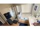 Bathroom with tub, shower, and double vanity at 59 Dreamy Hill Ave, North Las Vegas, NV 89031