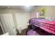 Bedroom with bunk beds and closet at 59 Dreamy Hill Ave, North Las Vegas, NV 89031