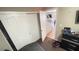 Bedroom with closet and view of hallway and staircase at 59 Dreamy Hill Ave, North Las Vegas, NV 89031