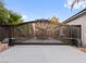 Automated gate with decorative ironwork provides secure entry at 7840 Thunder Echo St, Las Vegas, NV 89131