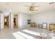 Spacious bedroom with fireplace and lots of natural light at 869 Ashford Way, Henderson, NV 89015