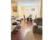 Cozy dining area with hardwood floors and a round table at 3145 E Flamingo Rd # 1043, Las Vegas, NV 89121