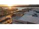Luxury home community with lake views at sunset at 36 Rainbow Point Pl, Henderson, NV 89011