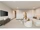 Main bedroom with sitting area and access to a bathroom at 36 Rainbow Point Pl, Henderson, NV 89011
