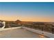 Spacious rooftop deck with scenic views and modern lighting at 36 Rainbow Point Pl, Henderson, NV 89011