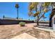 Large backyard with gravel landscaping and a mature tree at 4111 E Saint Louis Ave, Las Vegas, NV 89104