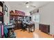 Home office with built-in shelving and desk at 791 Maranello St, Henderson, NV 89052