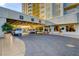 Circular driveway leading to the building entrance for convenient access at 135 E Harmon Ave # 2721, Las Vegas, NV 89109