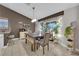 Cozy dining area with natural light and charming decor adjacent to the kitchen at 2829 Forrest Duke Ct, Las Vegas, NV 89108