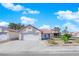 Charming single-story home with a well-manicured front yard and attached two-car garage at 2829 Forrest Duke Ct, Las Vegas, NV 89108