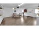 The converted garage has laminated wood floors and is large enough for an apartment at 2829 Forrest Duke Ct, Las Vegas, NV 89108