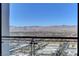 Stunning panoramic view of city skyline and mountains from private balcony at 4381 W Flamingo Rd # 3309, Las Vegas, NV 89103