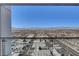 Stunning panoramic view of city skyline and mountains from private balcony at 4381 W Flamingo Rd # 3309, Las Vegas, NV 89103