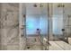 Spa-like bathroom with walk-in shower and soaking tub at 4381 W Flamingo Rd # 3309, Las Vegas, NV 89103