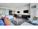 Modern living room with city views and comfy seating at 4381 W Flamingo Rd # 3309, Las Vegas, NV 89103