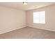 Bright bedroom with neutral walls and carpeting at 487 Via Renata, Henderson, NV 89044
