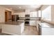 Modern kitchen with granite countertops and stainless steel appliances at 487 Via Renata, Henderson, NV 89044