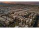 Aerial view of community and surrounding landscape at 9331 Hilgard Ave, Las Vegas, NV 89178