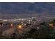 Stunning city lights view from this property with mountains in the background at 9331 Hilgard Ave, Las Vegas, NV 89178