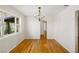 Elegant dining room with hardwood floors and chandelier at 1200 Cashman Dr, Las Vegas, NV 89102