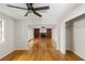 Hardwood floors and open view to living room at 1200 Cashman Dr, Las Vegas, NV 89102