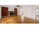 Hardwood floors, fireplace, and built in shelving at 1200 Cashman Dr, Las Vegas, NV 89102