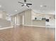 Spacious living room with hardwood floors and recessed lighting at 2624 Torch Ave, North Las Vegas, NV 89081