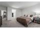 Large main bedroom with attached bathroom and walk-in closet at 2883 Gunnery Forge St, Las Vegas, NV 89156