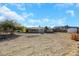 House backyard view, large lot with gravel at 8870 W Craig Rd, Las Vegas, NV 89129