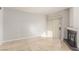 Living room with tile floors, fireplace, and sliding glass door at 9000 Las Vegas Blvd # 1016, Las Vegas, NV 89123