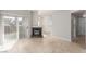 Living room with tile floors, fireplace, and sliding glass door at 9000 Las Vegas Blvd # 1016, Las Vegas, NV 89123