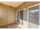 Private patio with sliding glass doors leading to exterior at 9000 Las Vegas Blvd # 1016, Las Vegas, NV 89123