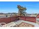 Relaxing rooftop deck with city views and mountain backdrop at 107 Elm St, Henderson, NV 89015